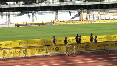 Watched Daddy complete the Newham London run in the Olympic stadium