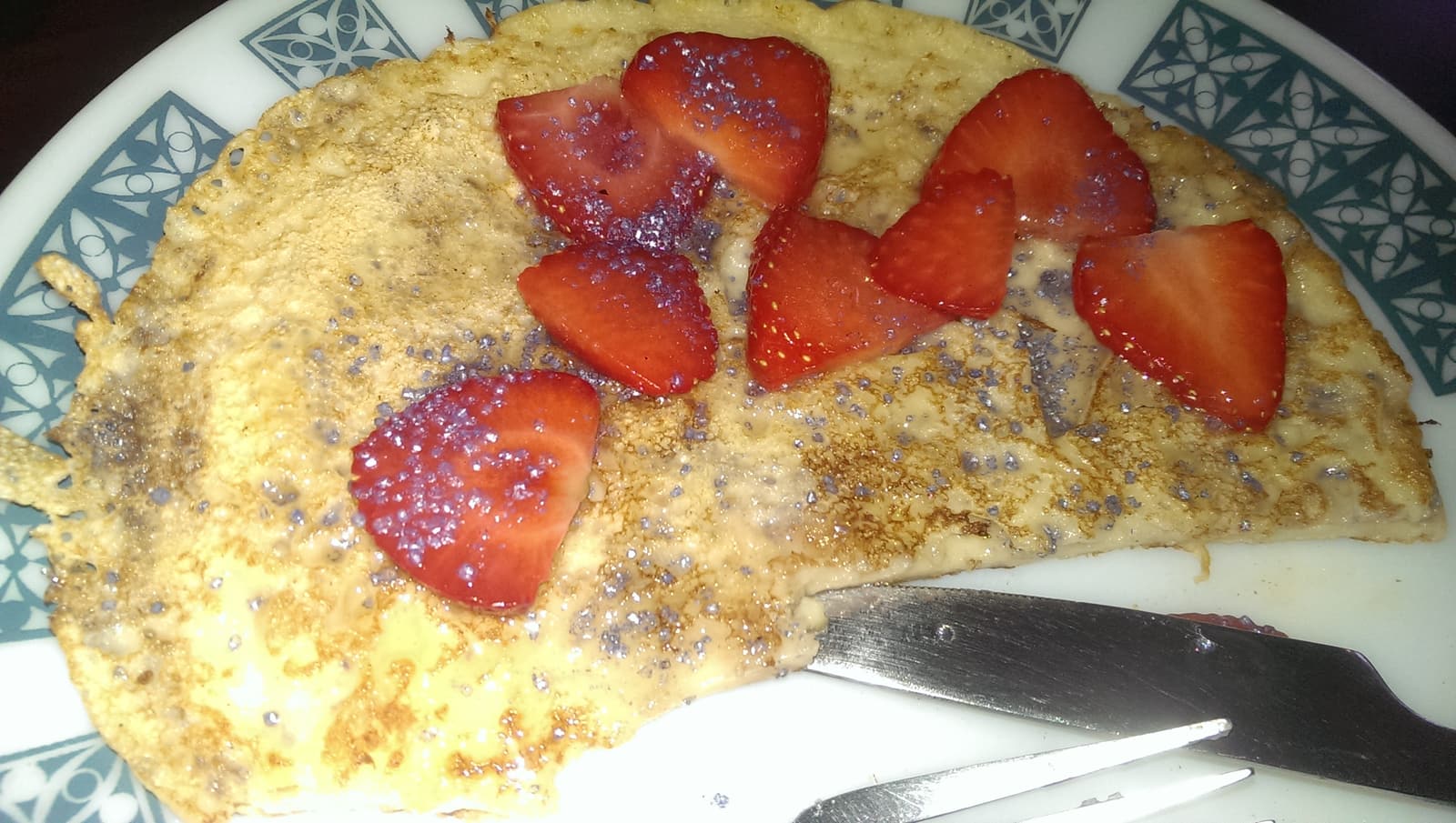 Experimented with new breakfast options...