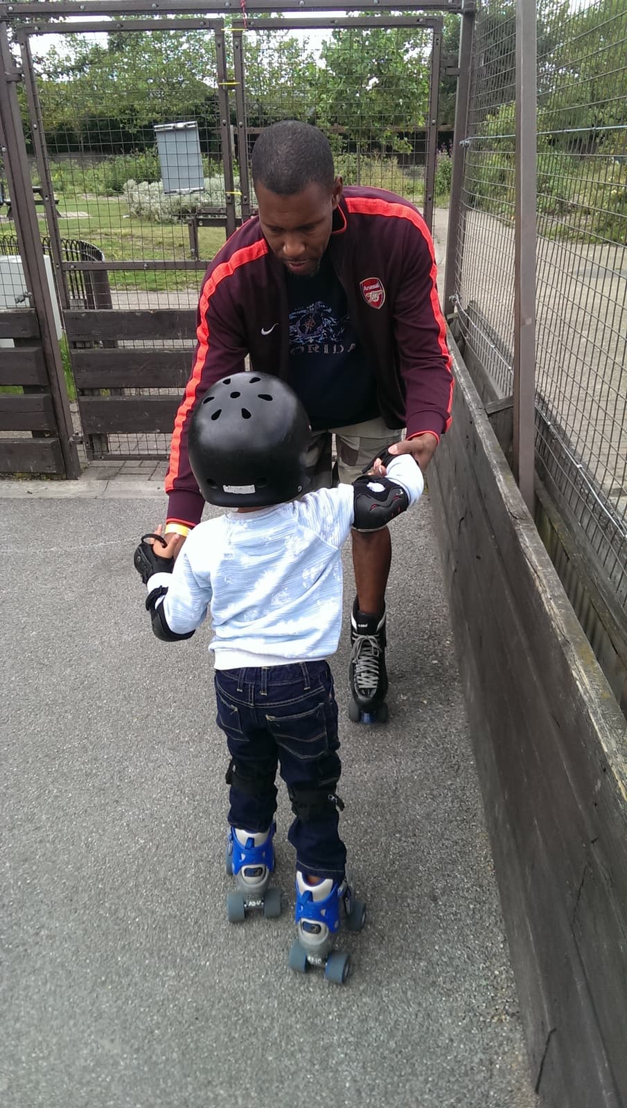 Learned how to roller skate