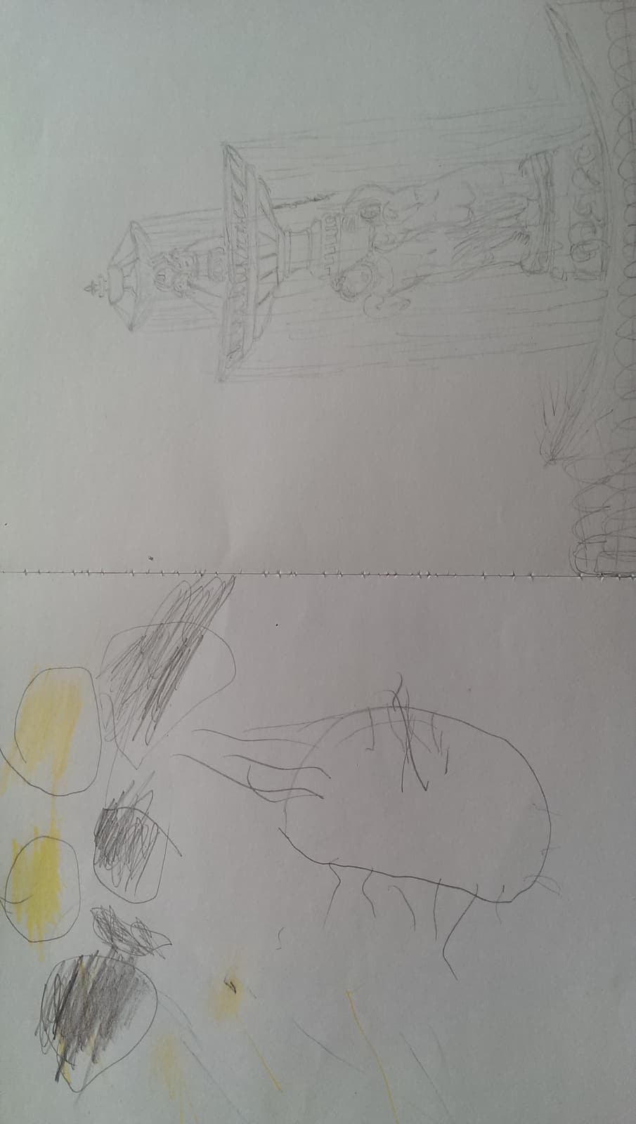 Inspired by a local artist, we sat side by side and sketched the fountain in the local park
